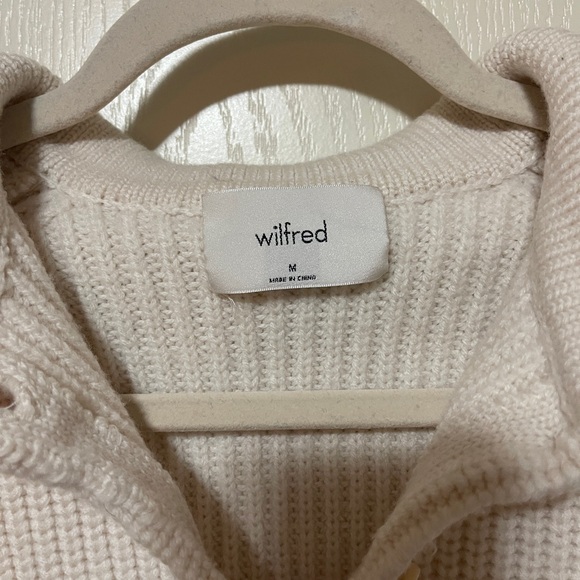 Wilfred Cream Knit Cardigan - Picture 2 of 4